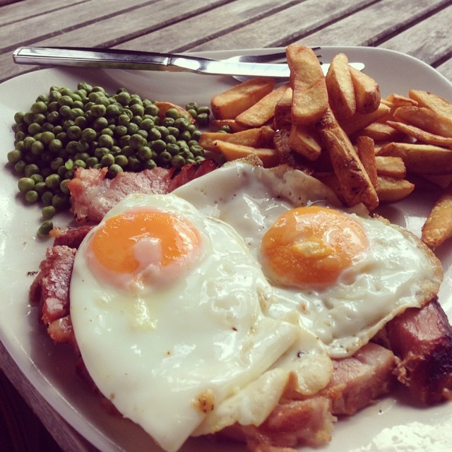 Ham and eggs. - from Instagram