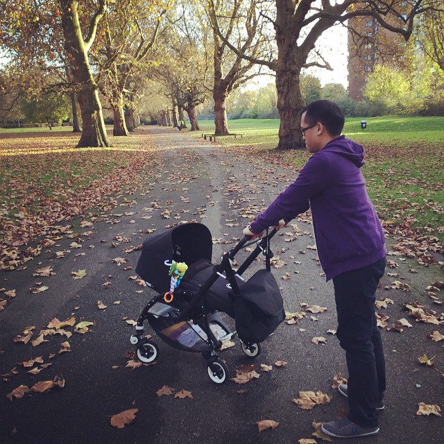 Walking baby Dexter - from Instagram
