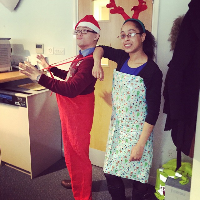 Xmas jumper day 2014. - from Instagram