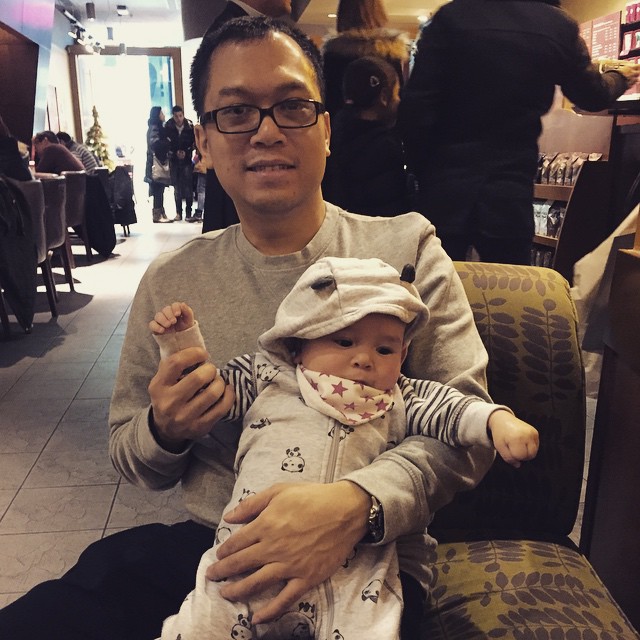 Me and the boy. - from Instagram