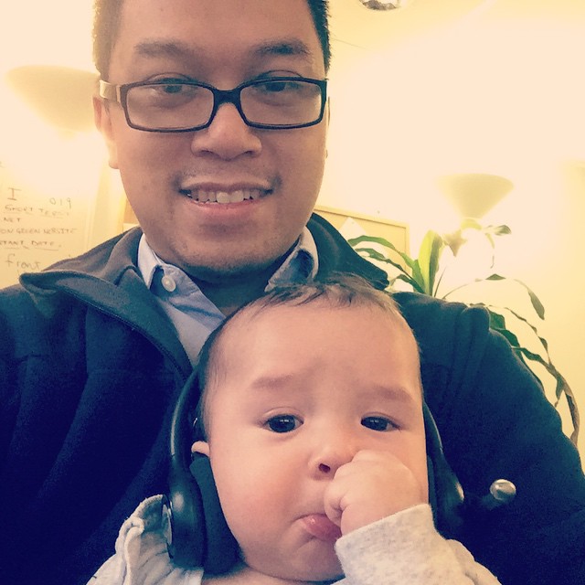 Baby Dexter visited me at work today. - from Instagram