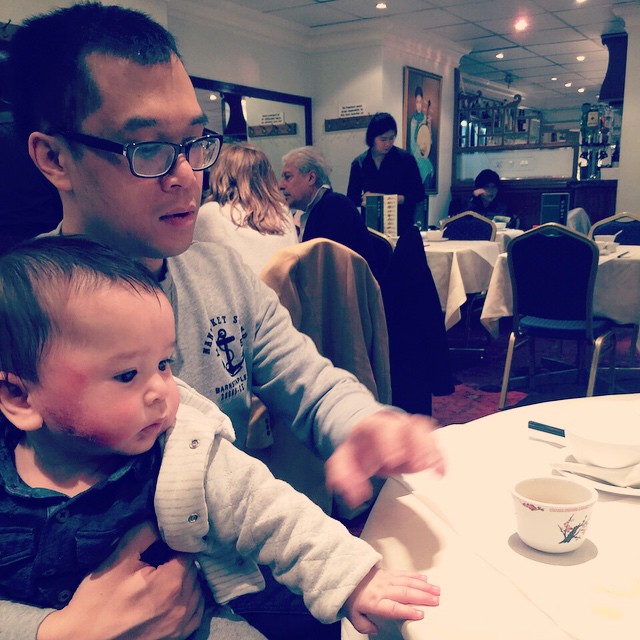 Dexter's first trip to China town. - from Instagram