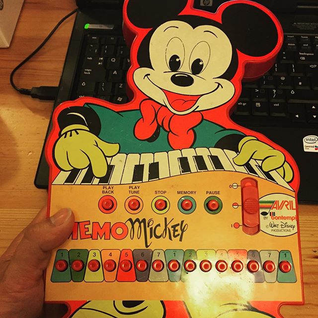 My mum brought this out from the cupboard.  My old toy for Dexter to play. 