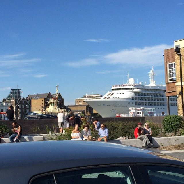 At my local then suddenly a ship appeared. 