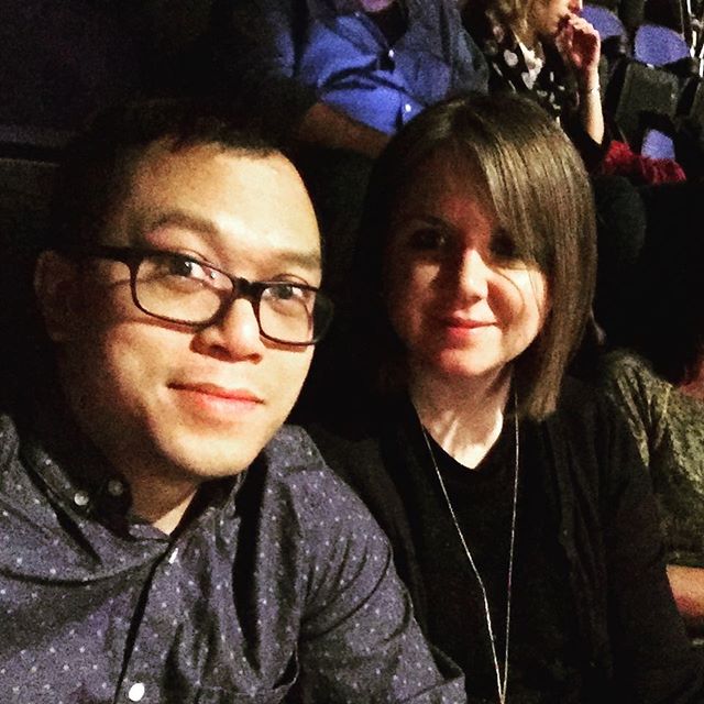Standard concert selfie. 
