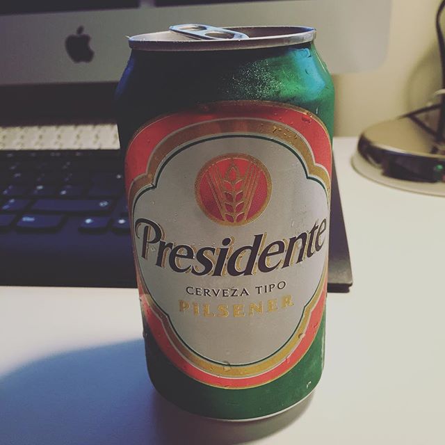 Presidente beer. Memories of Dom rep 