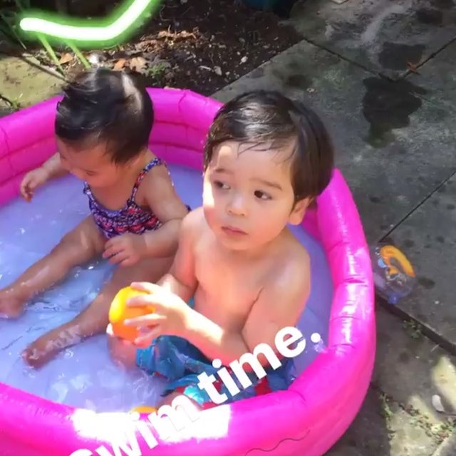 Swim time. 