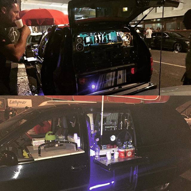 Bring the party with you. Best pimped up car ever. 
