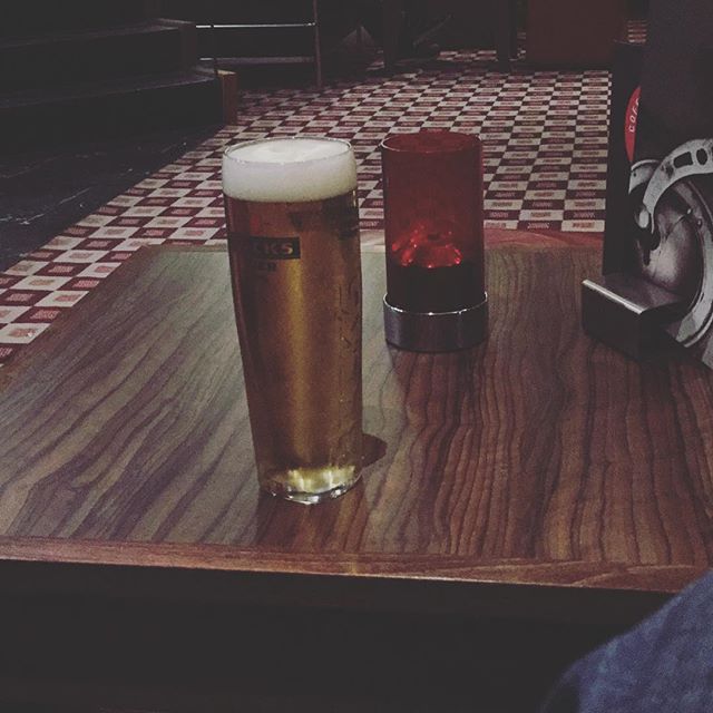 After driving 2.5 hours I've made it to Nottingham.  Now rewarded with a beer. 