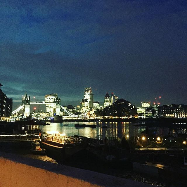 Gotta love living close to the river. Spectacular view. #london