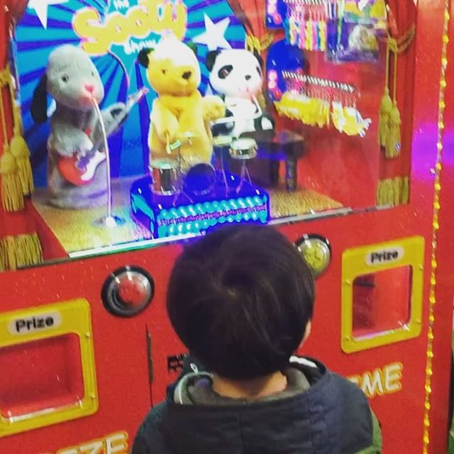 He was confused to see sooty in person. 