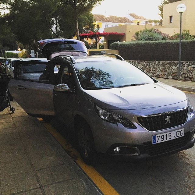 My car for the holiday. Not used to a large car. 