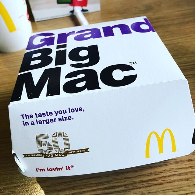 A milestone in my life. #bigmac #grandbigmac
