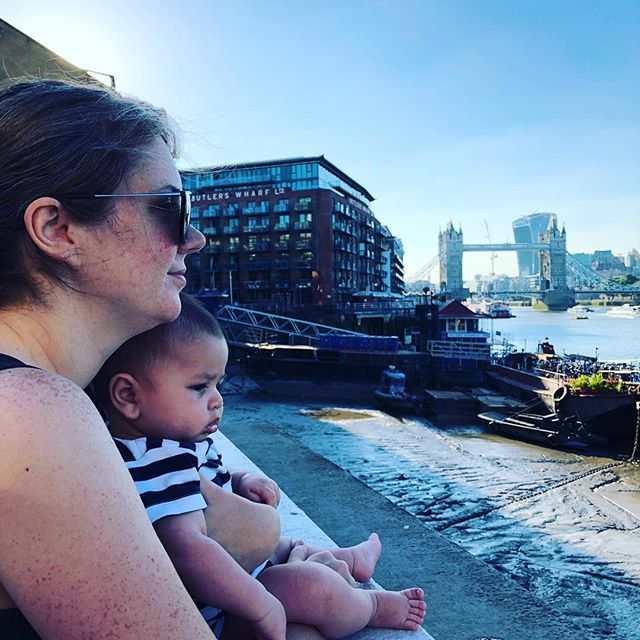 Great weather by the river. 