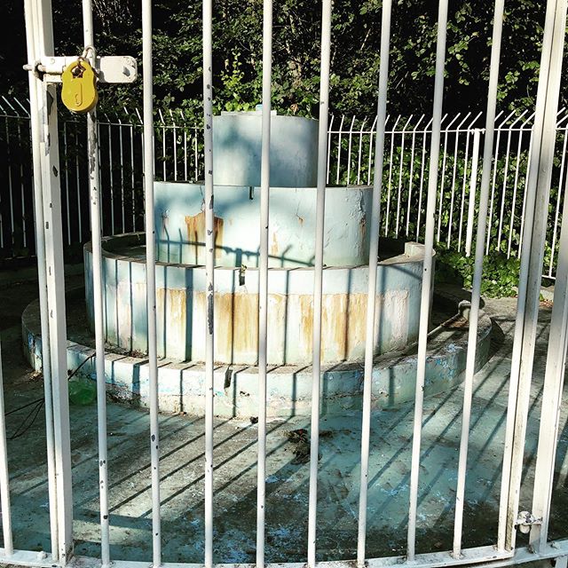 Old disused fountain